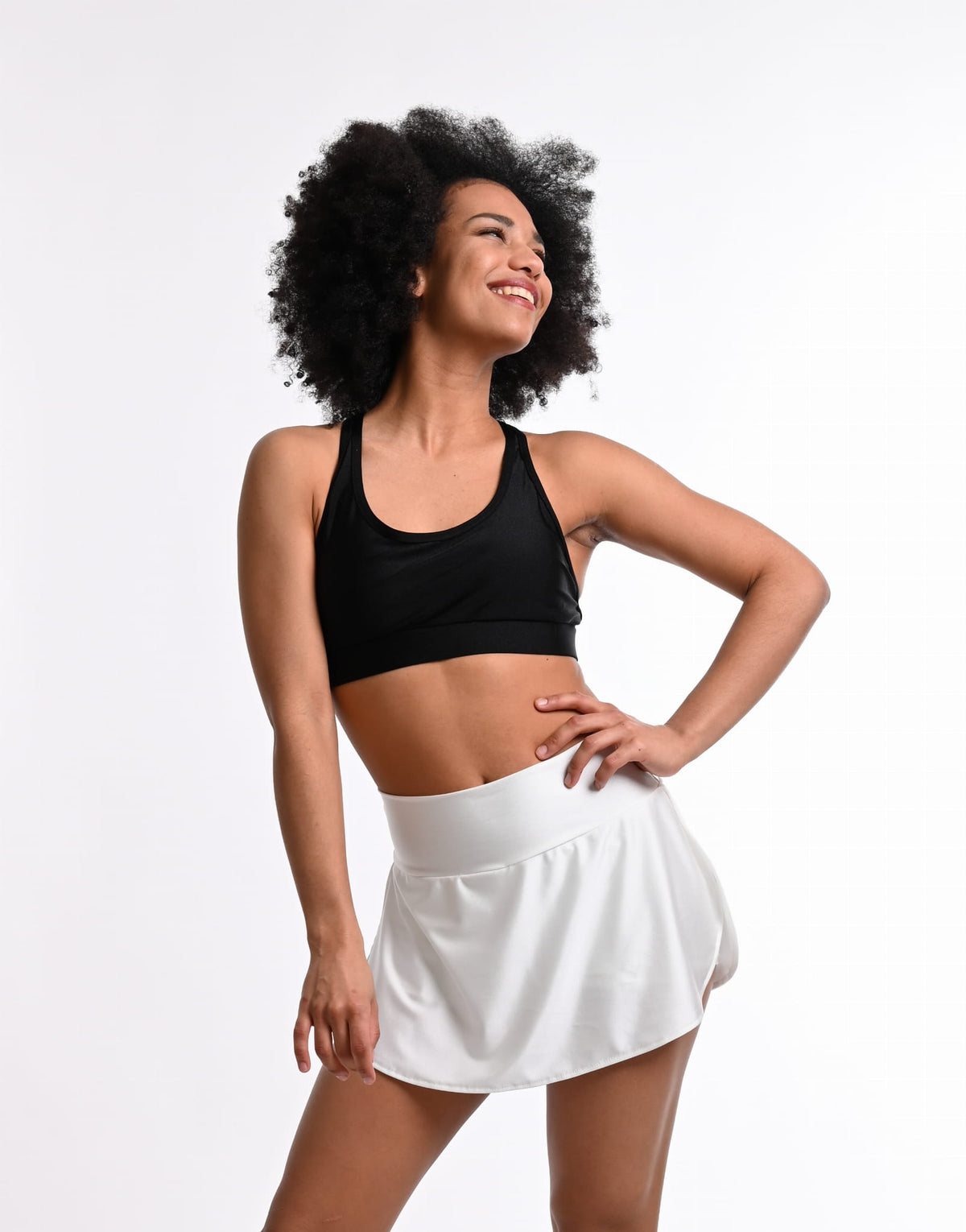 Samba Skirt WHITE-2