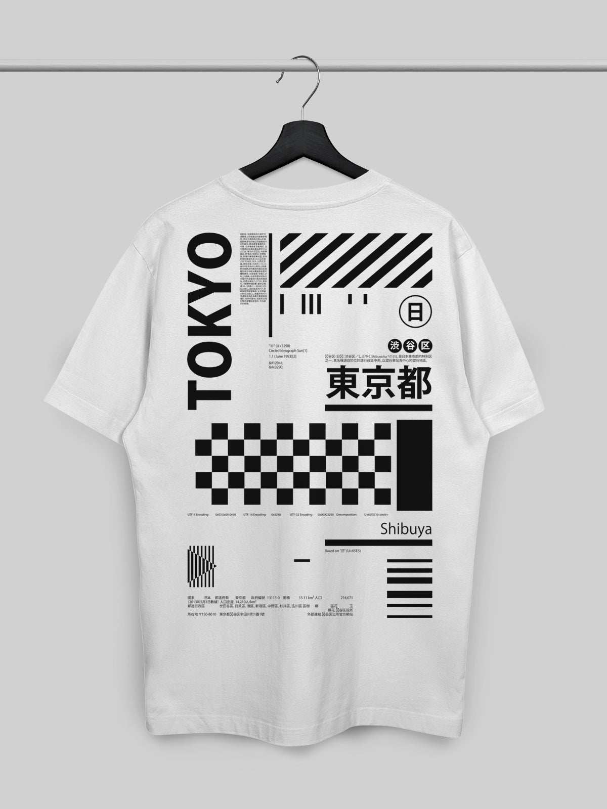 Tokyo Grid Tshirt-1