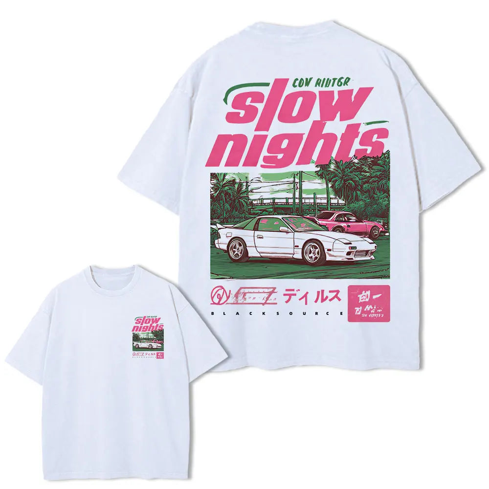Men's Cotton Graphic T-Shirt Y2K Oversize Short Sleeve Casual Tee