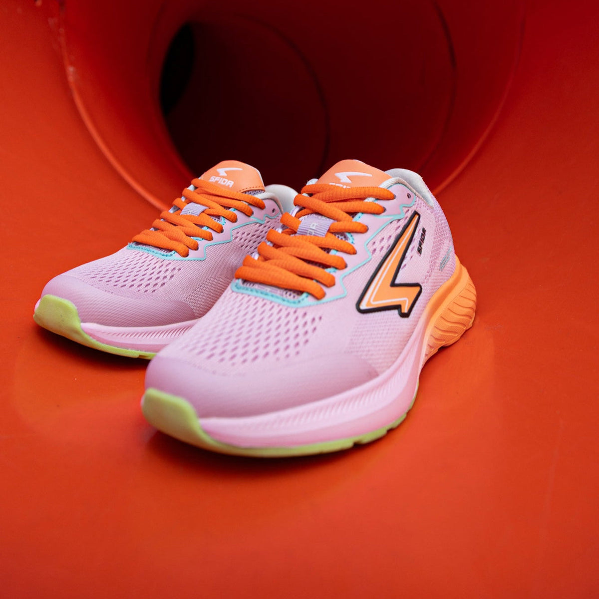 Brazen Girls Runner - Purple/Neon Lace-2